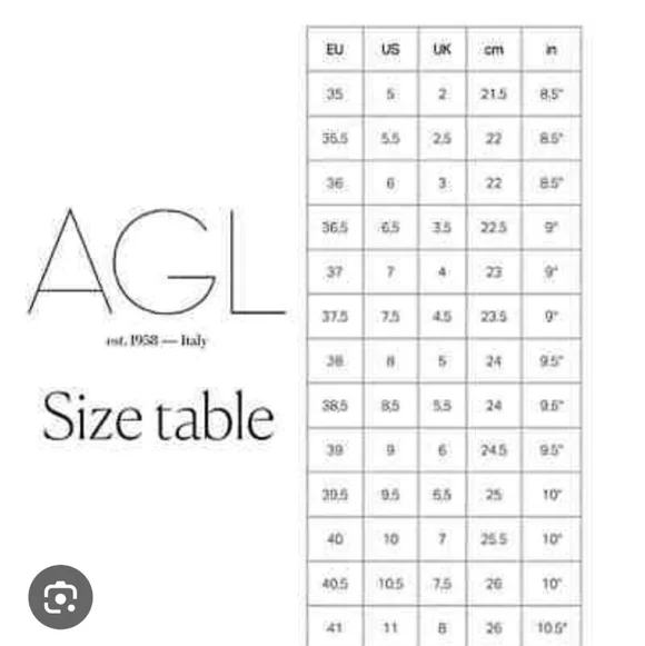 AGL women's Italian leather plate-forme sneakers size 36 or 6 us - Picture 13 of 13